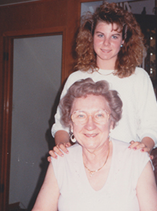 Stacy and her grandmother